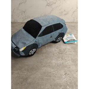 Barkbox Subaru Solterra EV Plush Dog Squeaker Crinkle Toy NWT Chewbaru
